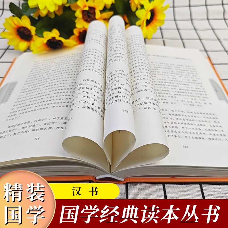 [精装]汉书 [正版]精装汉书国学经典读本丛书中国传统文化书古代历史人物传记中国通史历史类国学经典文学名著中国传统文化书高清大图