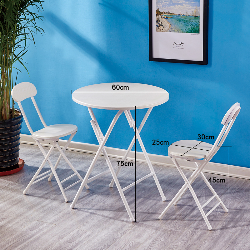 折叠桌小餐桌圆家用2人可收纳简易桌子吃饭宜家户外桌椅简约圆桌定制