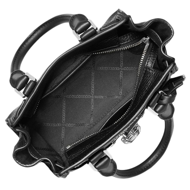 【直营】Michael Kors 迈克·科尔斯 女士黑色铆钉挎包斜挎包 女 32H9S0HC0Y-BLACK