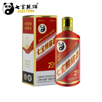 上海品牌七宝熊猫酒500ml/瓶酱香型53度白酒国庆70周年纪念酒