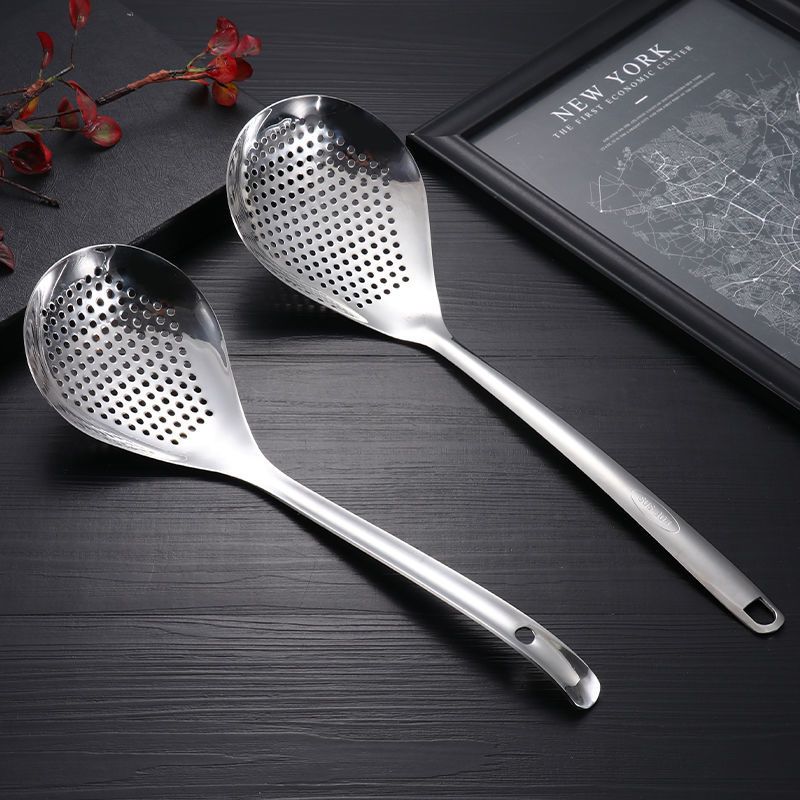 304不锈钢漏勺厨具厨房捞面笊篱家用油炸过滤网花椒漏勺子小漏勺