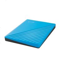 西部数据(WD)5TB USB3.0移动硬盘My Passport随行版 2.5英寸 蓝色(密码保护 自动备份)3年质保