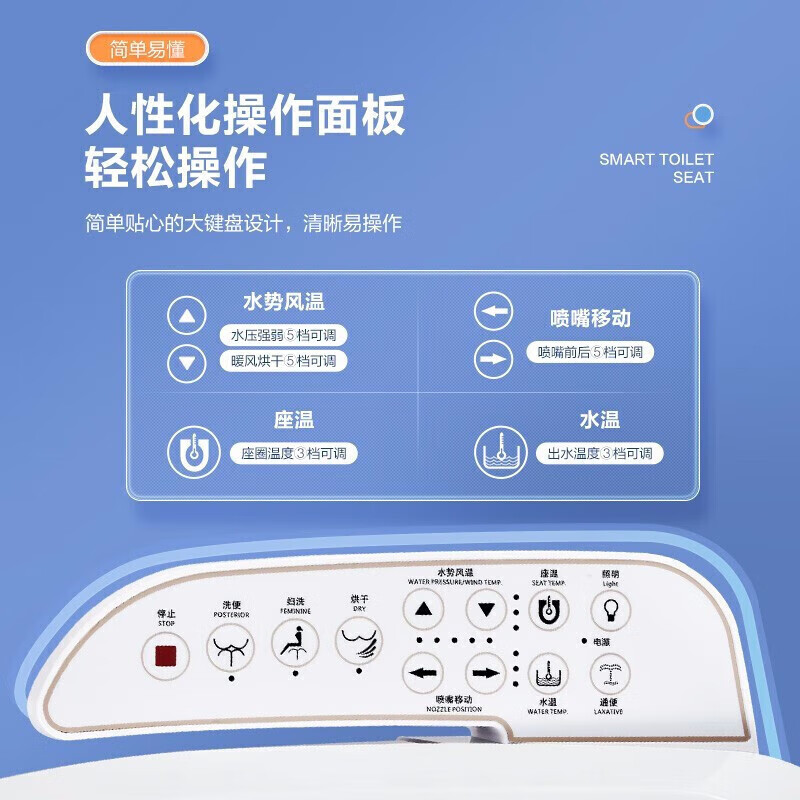 箭牌(ARROW) AK1010 智能马桶盖 马桶盖(智能) (计价单位:个)高清大图