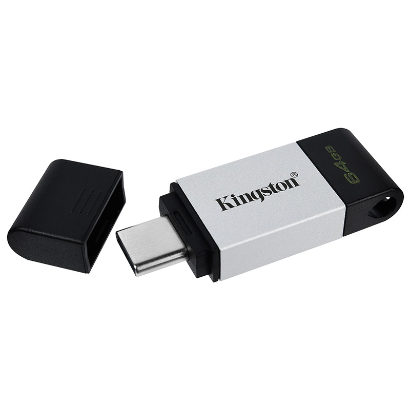金士顿(Kingston)DT80 64GU盘 USB3.2 TYPE-C单接口 手机高速优盘读速200MB/S