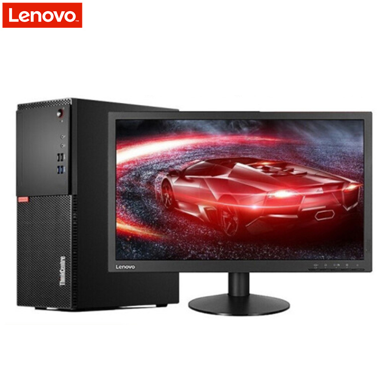 联想(ThinkCentre)E76商用台式电脑21.5英寸液晶(i3-9100 8GB 500GB 集显 DVD DOS)支持Win7
