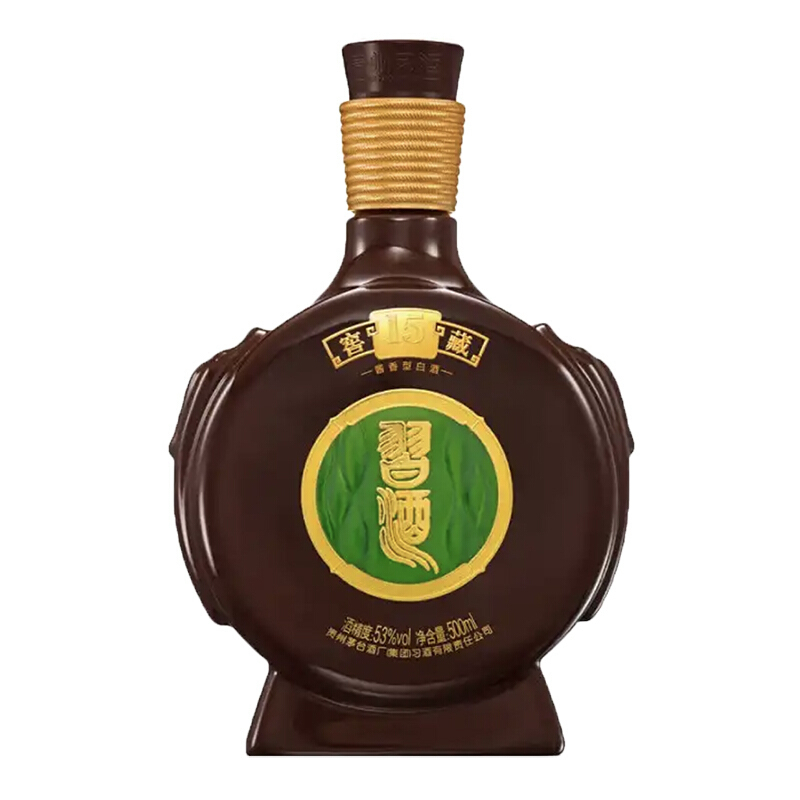 贵州 习酒 窖藏十五年 53度 酱香型白酒 500ml