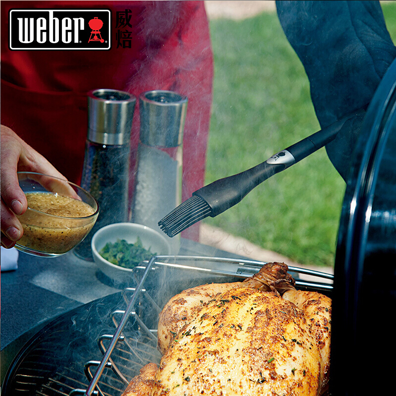 威焙(weber)烧烤防水隔热棉手套微波炉烤箱烘焙加厚耐高温防烫手套