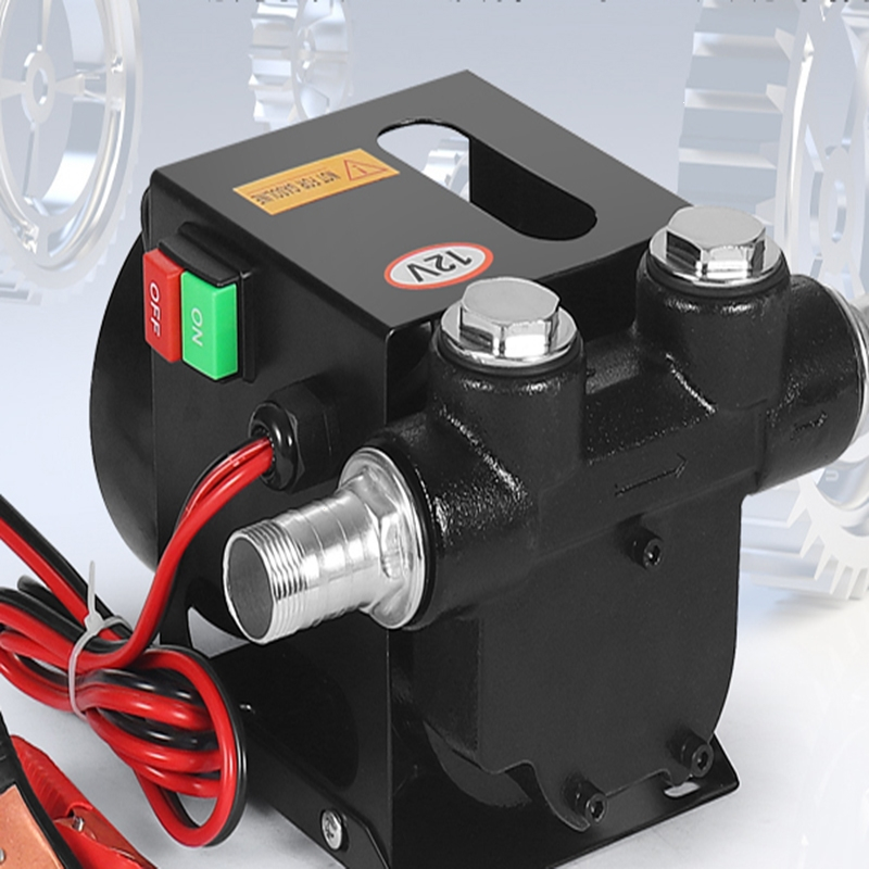 阿斯卡利电动抽油泵12V24V220V大功率550W柴油泵大流量自吸泵齿轮泵加油机