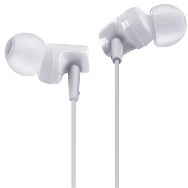 Audio Technica/铁三角 ATH-CLR100IS (白色) 入耳式线控通话耳机 智能手机专用耳麦高清大图