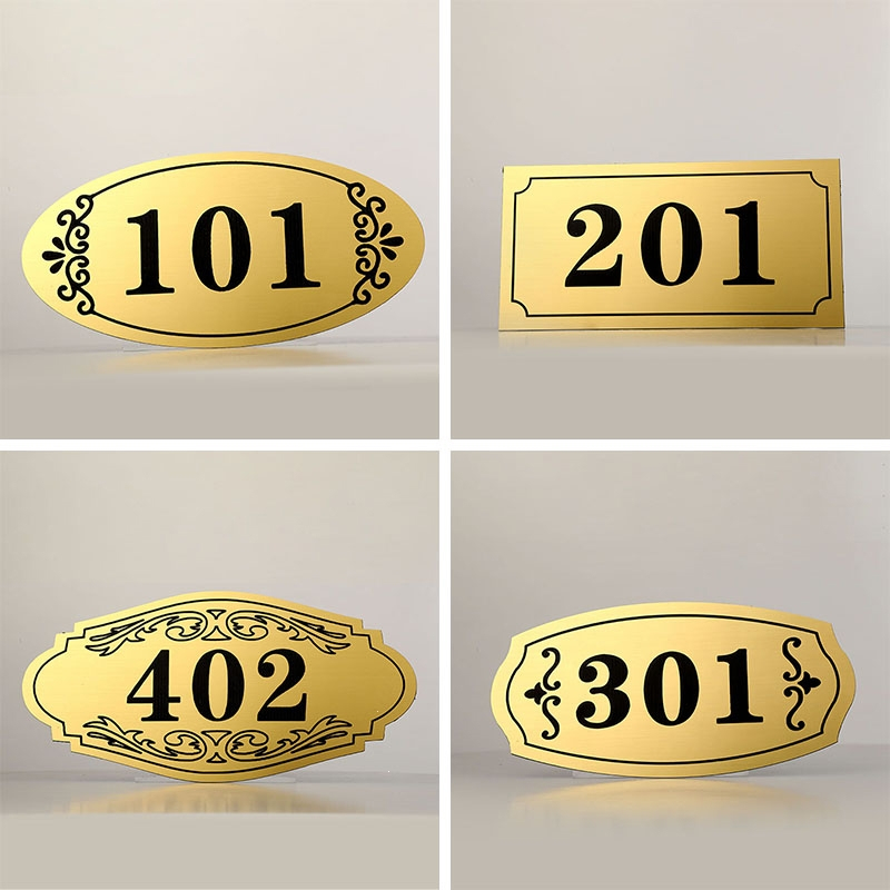 阿斯卡利ascari定制门牌号定制酒店房间门牌号码牌家用数字宾馆出租房