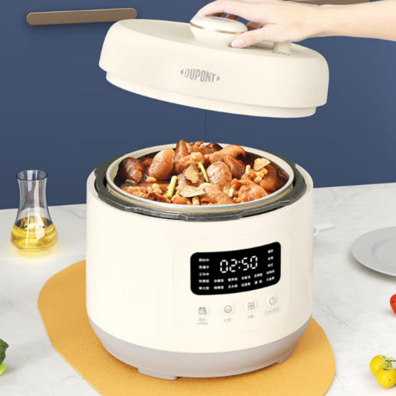 杜邦DUPONT多功能压力锅3L智能控温不粘健康安全厨房必备高清大图