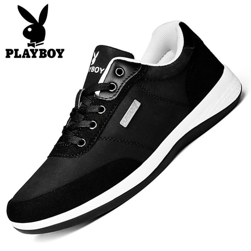 花花公子(PLAYBOY)春夏季新款男鞋运动休闲鞋板鞋男式跑步鞋 男图片