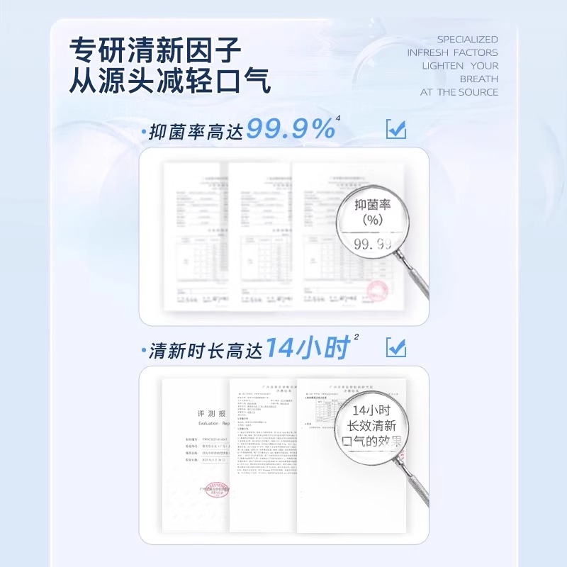舒客 ZHS-BX210 专研清新便携漱口水（活力西柚+元气薄荷）12mL*20条高清大图