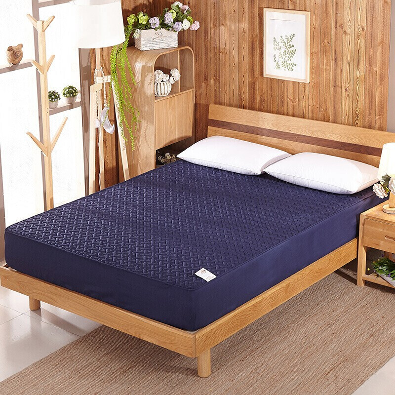 MAXIM’S DE PARIS马克西姆磨毛立体绗缝床笠1.8*2米蓝色MHT0101高清大图