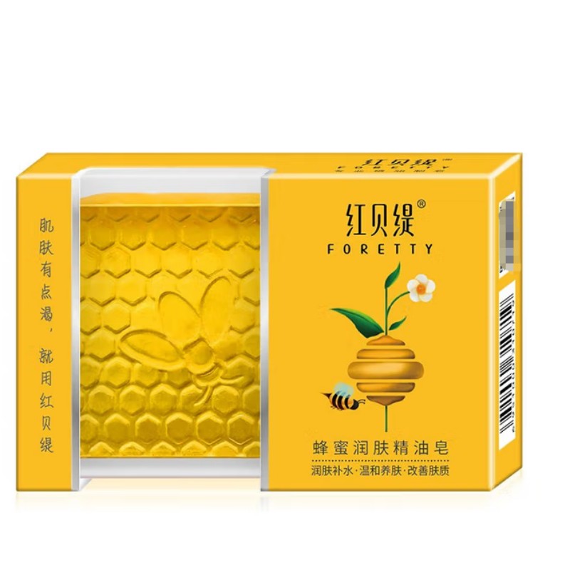 红贝缇(Foretty) 蜂蜜润肤精油皂 120g*96盒/箱