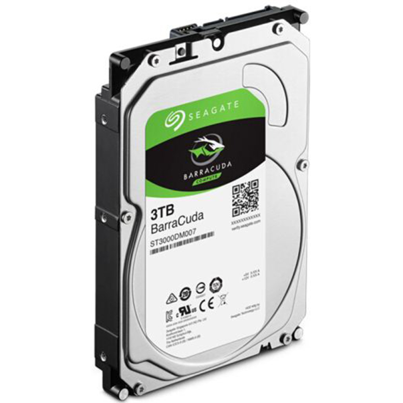 希捷seagate酷鱼系列3tb5400转256msata3台式机机械硬盘st3000dm007