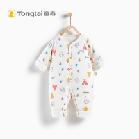 童泰TONGTAI婴童棉服秋冬婴幼儿纯棉对开薄棉连体衣0-2岁宝宝哈衣连身衣儿童通用90cm