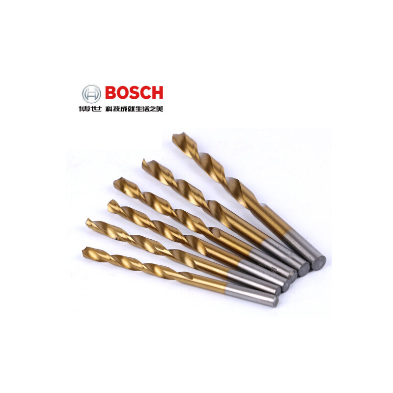 博世(Bosch) 绿色钻头套装 13支 镀钛麻花钻头套装 货期5-10天