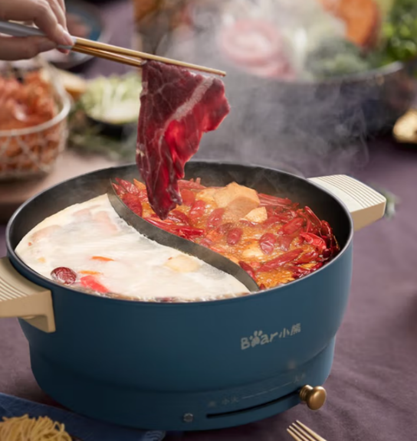 小熊(bear)多功能电热锅一体多用途锅5L DHG-C50K5