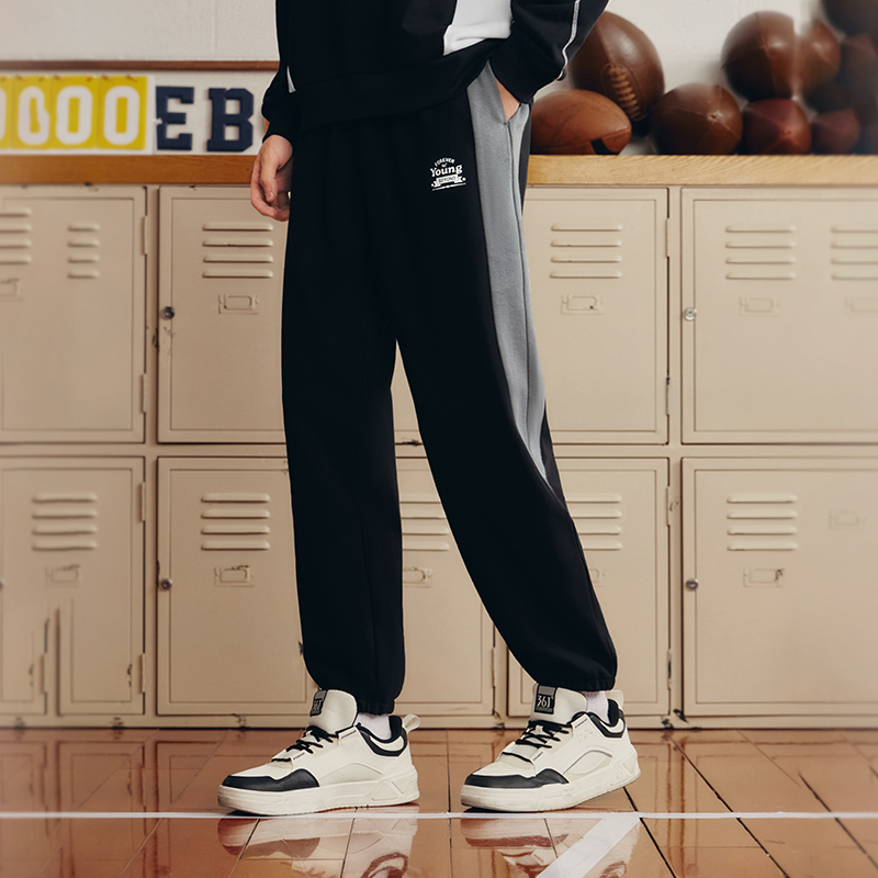 361°运动长裤秋冬季新款加绒保暖裤子_拼高清大图