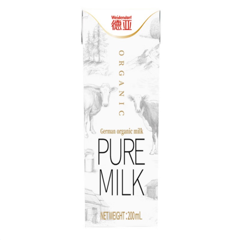 德亚有机高钙牛奶200mlx10(九礼定制款)高清大图