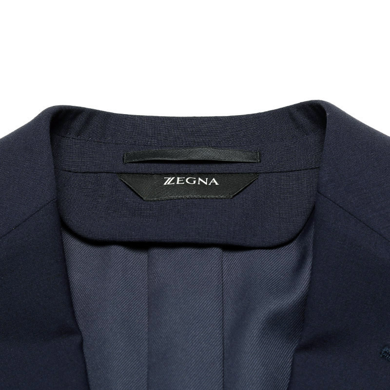 杰尼亚zzegna男士聚酯纤维羊毛西服套装322750281cga