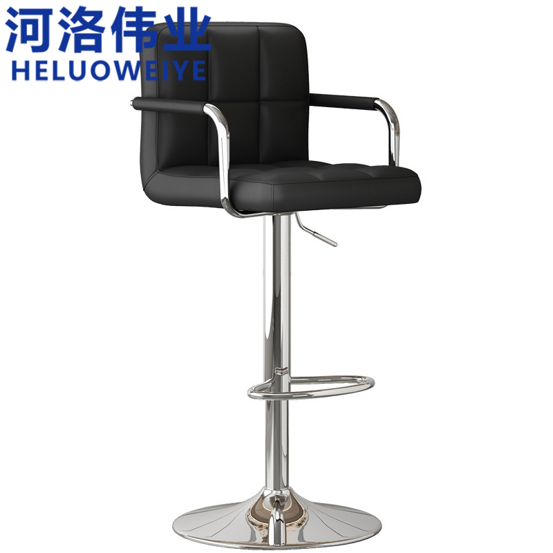 河洛伟业 吧台椅 皮质 把高清大图
