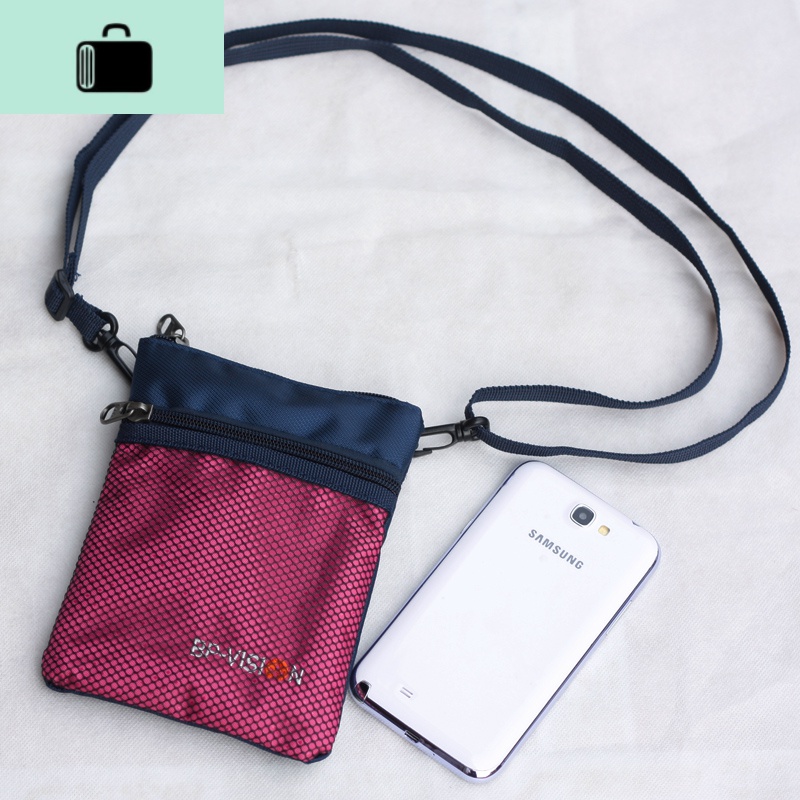 秋季散步手机包便携竖款斜挎苹果7S男女户外旅游休闲运动手机小包NEW LAKE女斜挎包高清大图