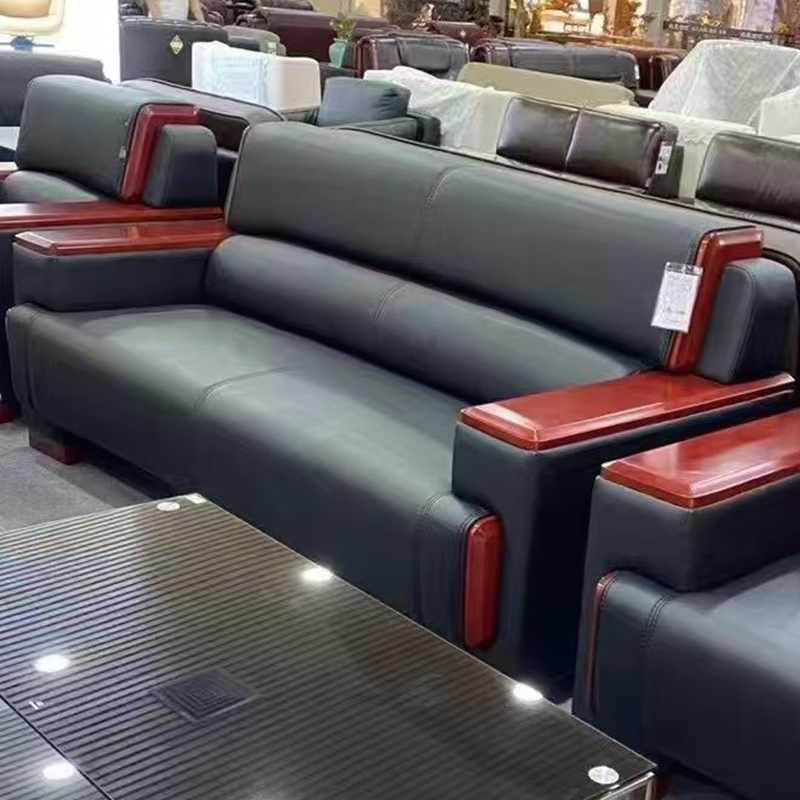 爱得帮 牛皮三人沙发 1900*950*930mm 组