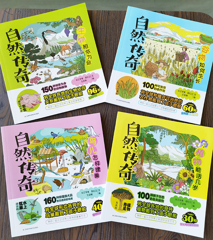 谷物如何生长 [正版]自然传奇系列图书 任选谷物如何生长 鸟儿怎样建巢 生物相依为命 植物能活几岁 儿童科普绘本自然界万高清大图