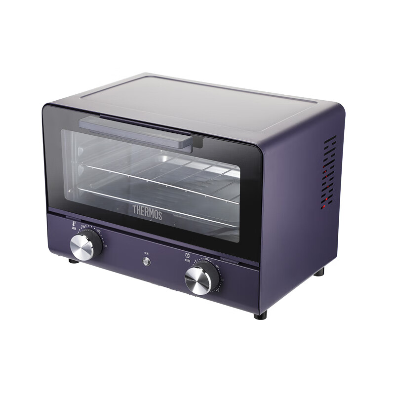 THERMOS膳魔师电烤箱家用小型多功能大容量可视外观广域控温操作简单专业烘焙可定时防烫把手设计EHA-5119A