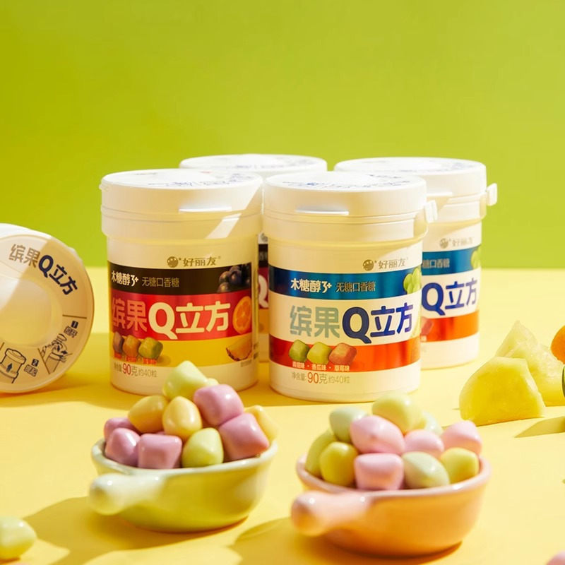 好丽友 3+缤果Q立方 90g*2瓶 混合口味高清大图