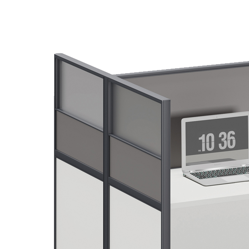 臻远ZYGW-105职员桌办公桌屏风工作卡位 对坐四人位高清大图