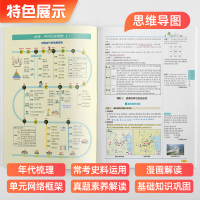2022版pass绿卡图书 学霸提分笔记高中历史 高一高二高三新教材通用版全彩漫画高考历史基础知识讲解高中文科同步辅导