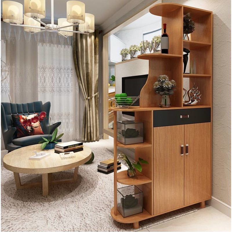 现代简约玄关柜屏风客厅欧式实木色隔厅柜鞋柜双面隔断厅柜酒柜视频