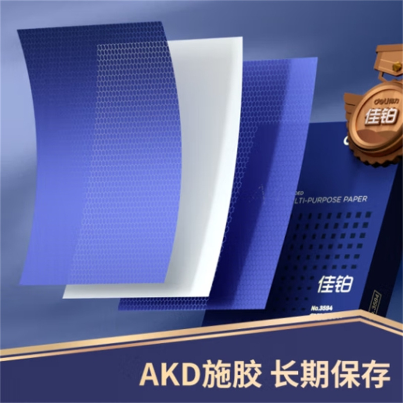 得力佳铂A4打印纸 80g500张*8包一箱 高档加厚复印纸 整箱4000张 3596高清大图