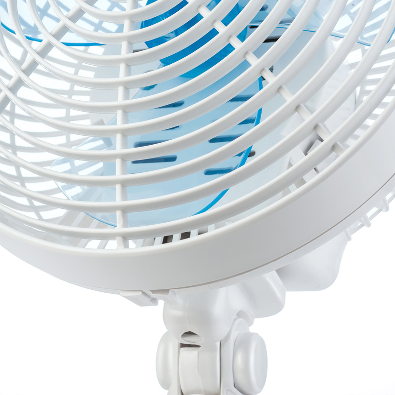 美的(Midea)FTW18-12L 台夹两用扇/电风扇办公室摇头台扇 白色