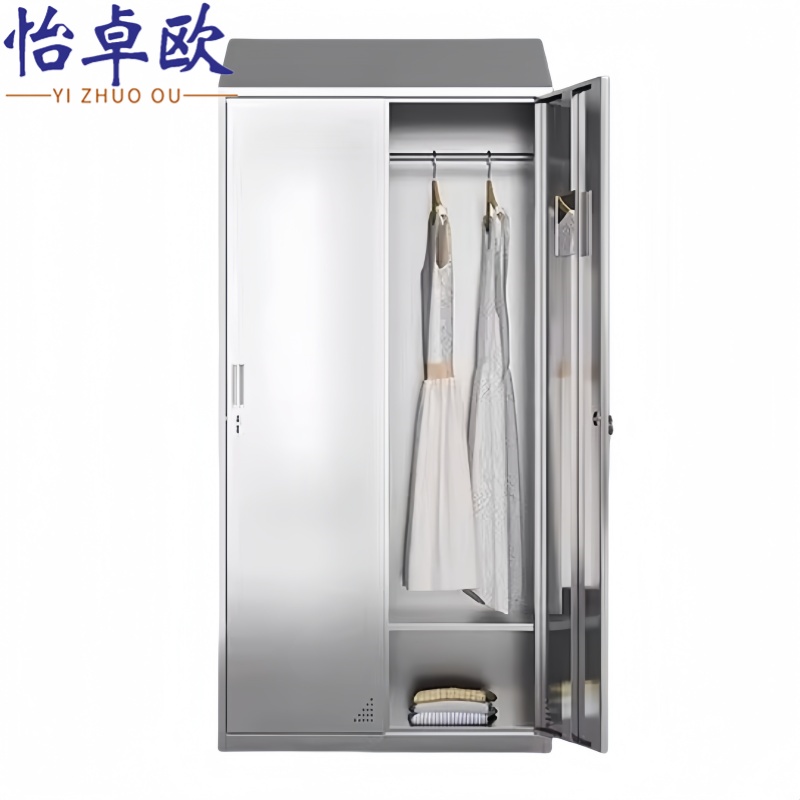 怡卓欧不锈钢衣柜二门高清大图