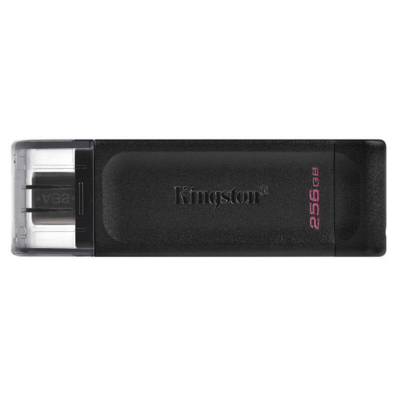 金士顿(Kingston)256GBUSB3.2Gen1Type-C大容量手机U盘DT70黑色