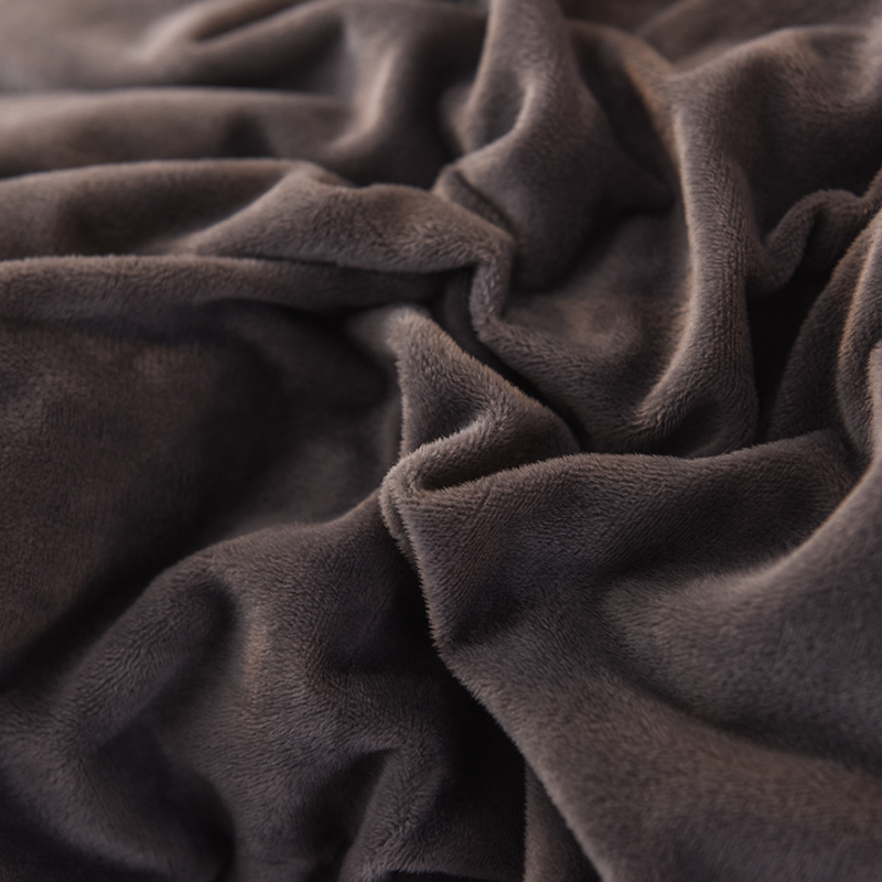 [秋冬][南极人]加厚水晶绒被套单件双面绒法莱绒珊瑚绒单人被芯套学生