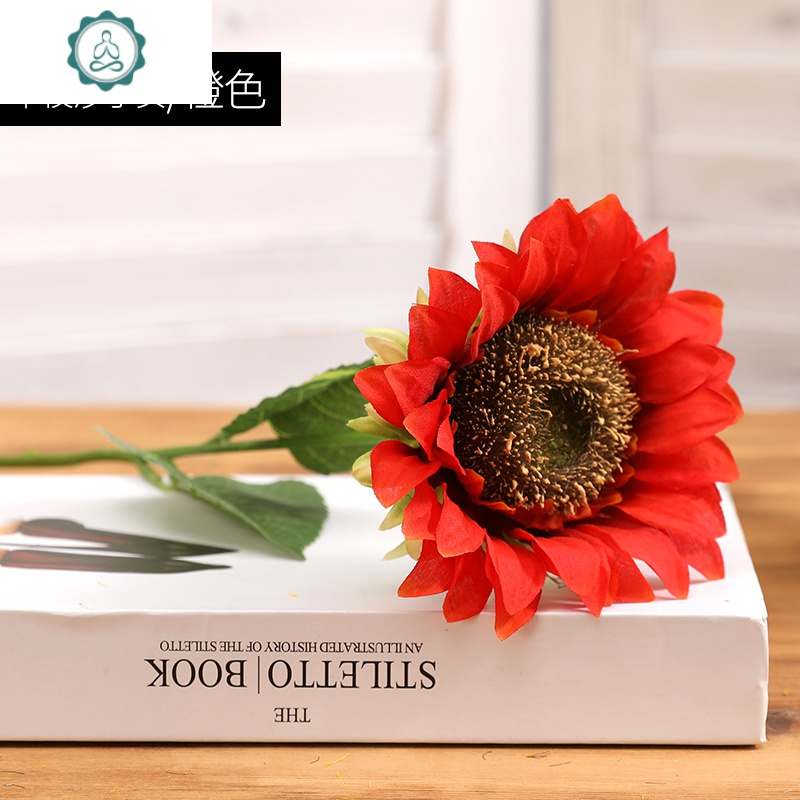 仿真花束太阳花假花绢花家居客厅装饰摆件手捧花封后2束9头扎向日葵 手提篮报价 参数 图片 视频 怎么样 问答 苏宁易购