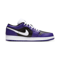 耐克Nike Jordan 1 Low AJ1低帮男子篮球鞋黑紫553558-501