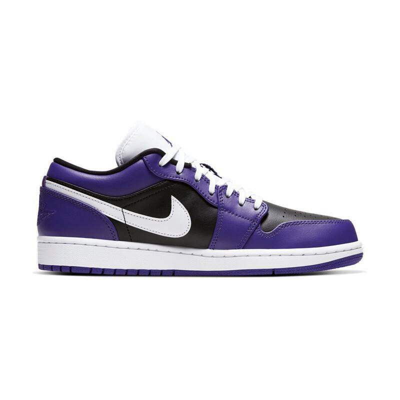 耐克Nike Jordan 1 Low AJ1低帮男子篮球鞋黑紫553558-501
