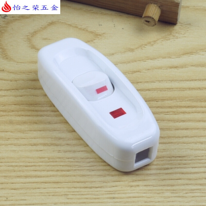 家用老式按钮床头开关10a手捏中途带指示灯电风扇小开关大功率视频