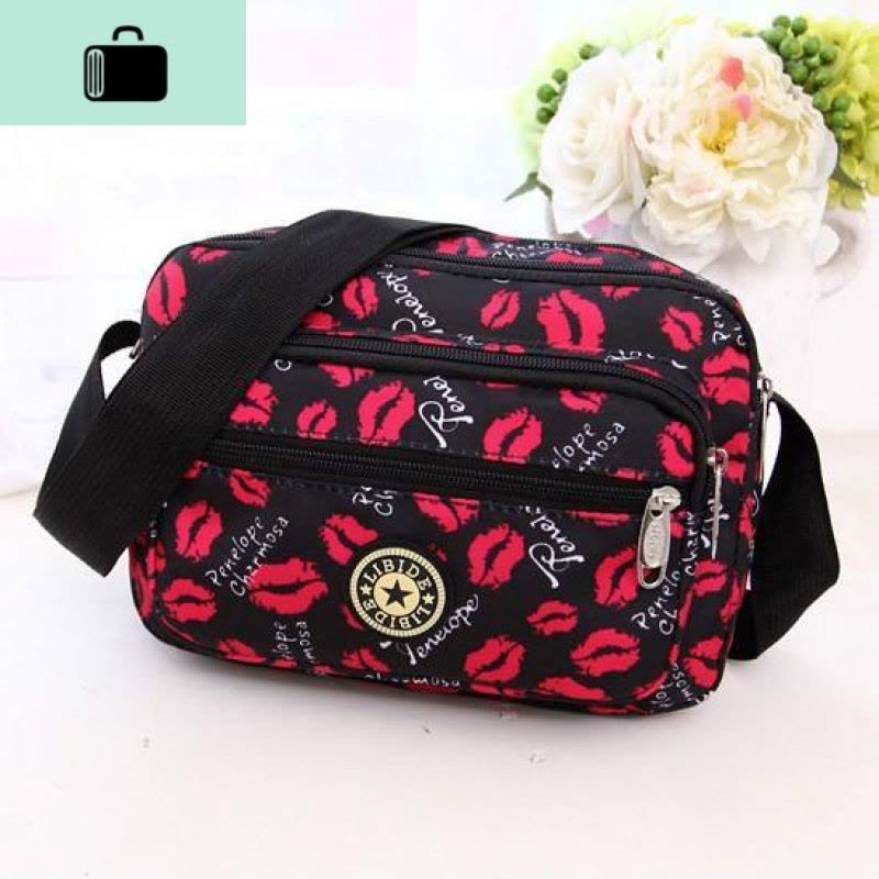 防水牛津布女包 休闲斜背包简约百搭单肩斜挎包小包包帆布收钱包NEW LAKE女斜挎包图片