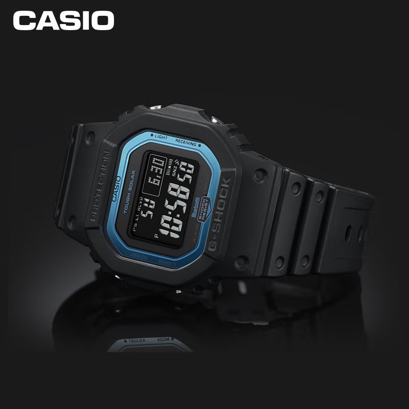 全国联保卡西欧casio日韩腕表gshock光动能防水运动石英男表gwb56002