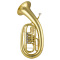 正品爵士朗 JAZZOR 扁4键上低音号 JZEU-310 漆金大抱号 管乐器