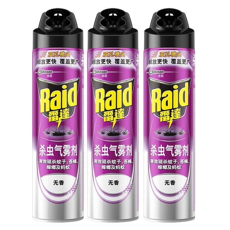 雷达 杀蟑气雾剂无香600ml无香型杀蟑螂喷雾剂喷灌杀虫剂灭蟑苍蝇 无香600ml*1瓶