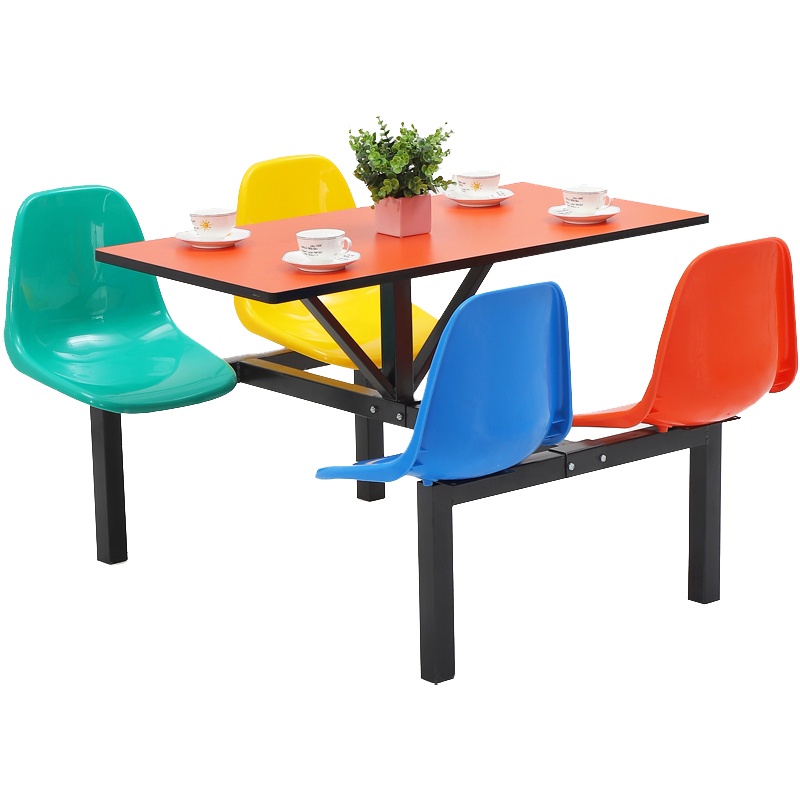 凌迪星职工餐桌1.2*0.6*0.75m套高清大图