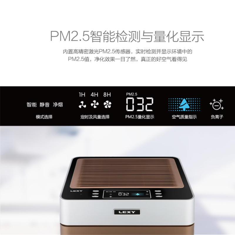 莱克空气净化器大洁净空气量专业除雾霾除甲醛PM2.5抗过敏KJ707